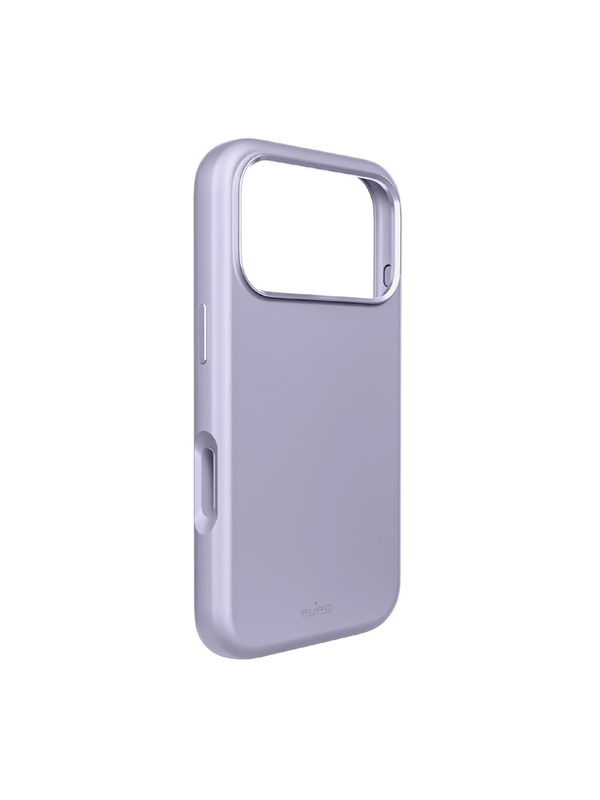 Puro Icon Mag Pro Liquid Silicone Case for iPhone 17 Pro Max MagSafe Compatible with Camera Protection and Aluminum Buttons - Pink