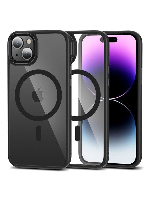 Image of Tech-Protect MagMat MagSafe Case for iPhone 15 - Clear Black
