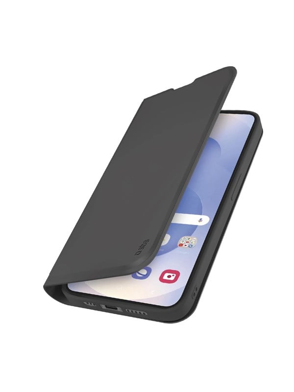 SBS Wallet Case with Stand and Wallet for Samsung Galaxy S25 Edge - Black