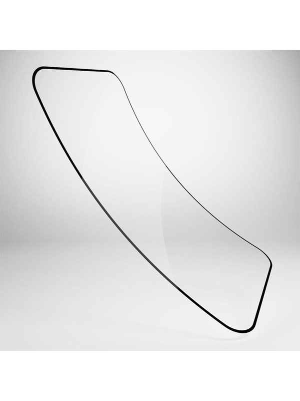 Puro Flexible Glass D3O Hybrid Glass with Black Frame for iPhone 16 Plus / iPhone 15 Pro Max / iPhone 15 Plus