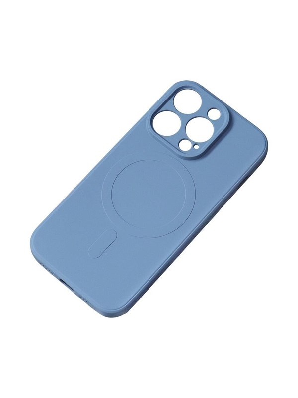 Hurtel MagSafe Compatible Silicone Case for iPhone 15 Pro Max Silicone Case - Navy Blue