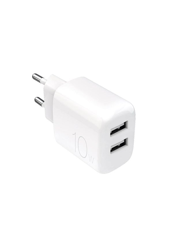 Puro PROLITE 10W 2x USB-A Wall Charger - White