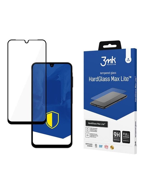 3mk Tempered glass HardGlass Max Lite Black for Samsung Galaxy A16