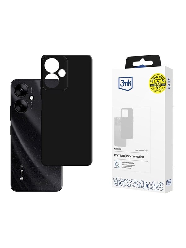 3mk Matt Case for Xiaomi Redmi 13C 5G - black