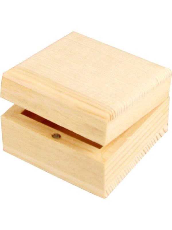 Creativ Company Wooden Jewelry Box with Magnetic Closure