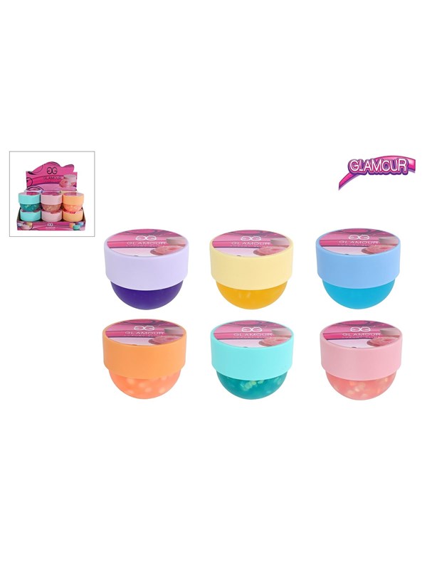 Trend Toys Crystal Slime In Jar 160ml 6 asst. 7.6cm. CDU