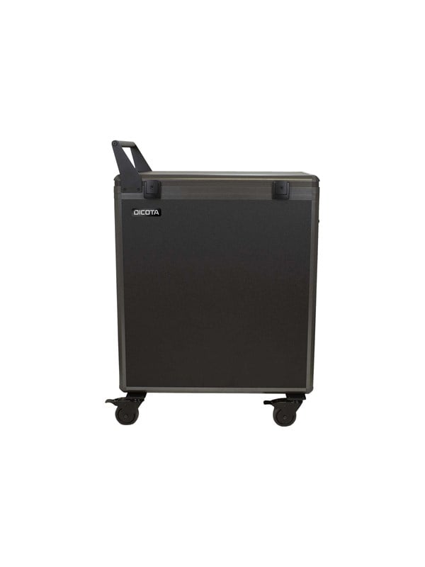 Dicota cart - rugged - for 20 tablets / notebooks - silver - Max - recommended for