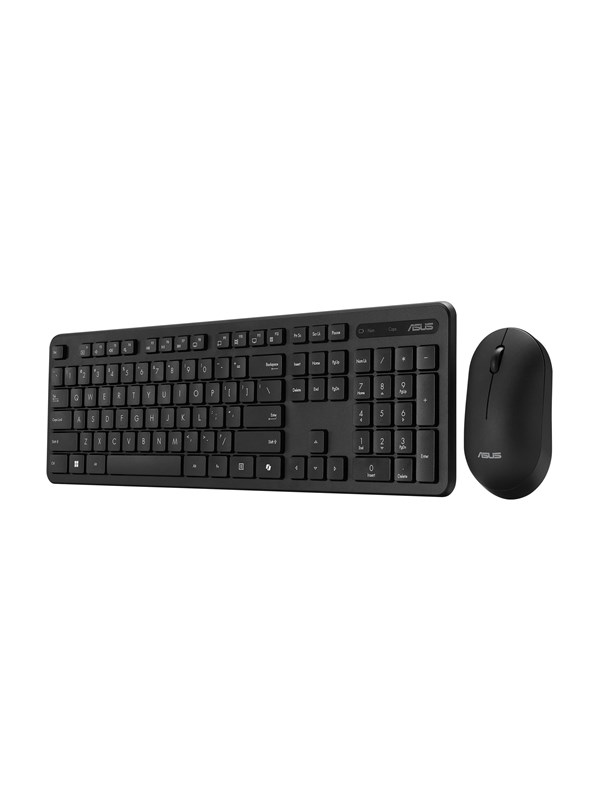 ASUS CW100 - Tastatur & Maus Set - 100% - Nordic ISO - Schwarz