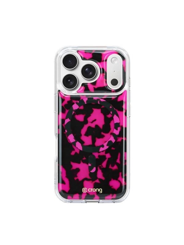 CRONG MagSafe Case for iPhone 17 Pro Max - Pink Tortoise