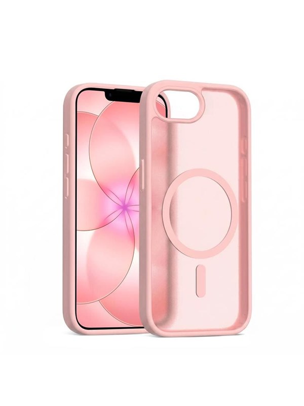 CRONG Hybrid Matte Magnetic - MagSafe Case iPhone 17e - Pink