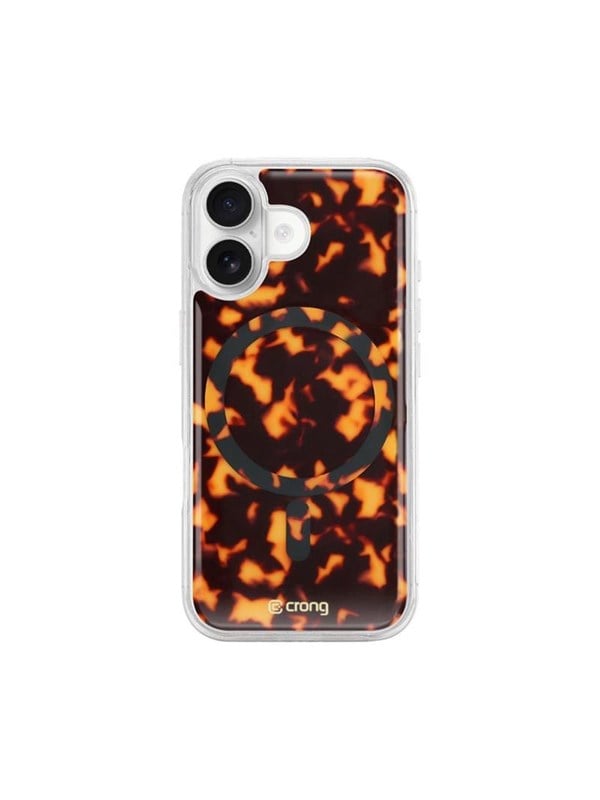 CRONG Deluxe MAG Cover - iPhone 17 MagSafe Case - Tortoise