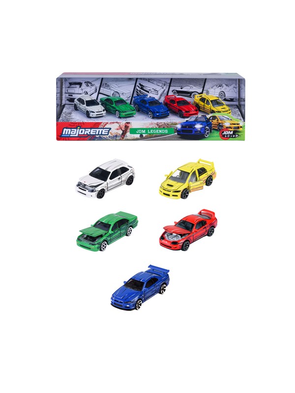 Majorette JDM Legends Anime 5 Pieces Giftpack