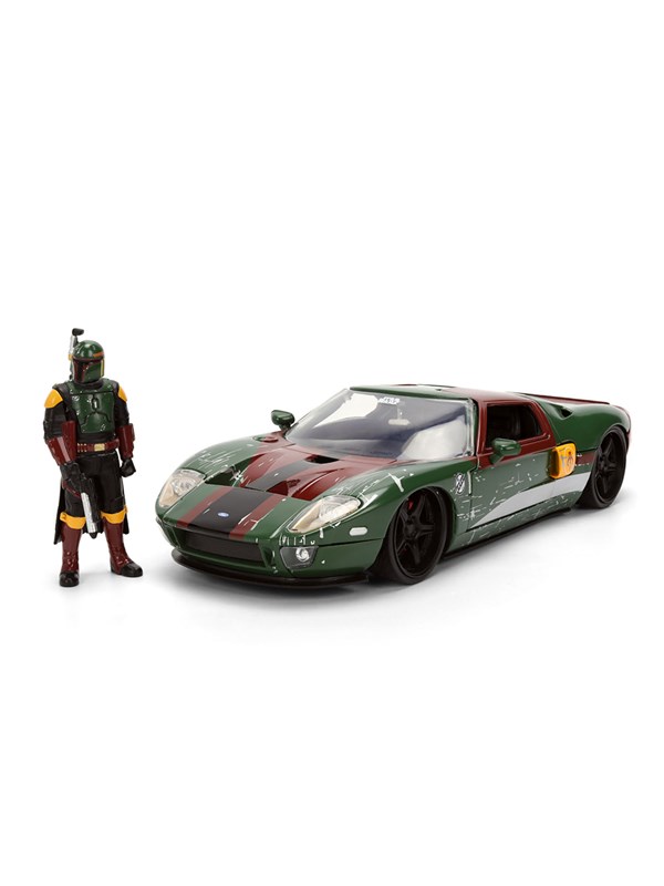 Jada Toys Star Wars Boba Fett 2005 Ford GT 1:24
