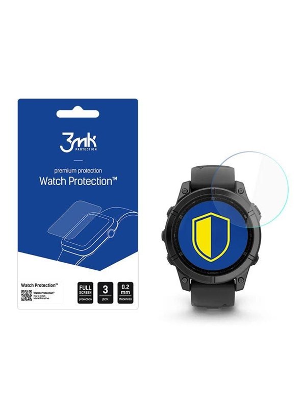3mk Hybrid Glass Watch Protection FlexibleGlass for Garmin Fenix ??E 47mm
