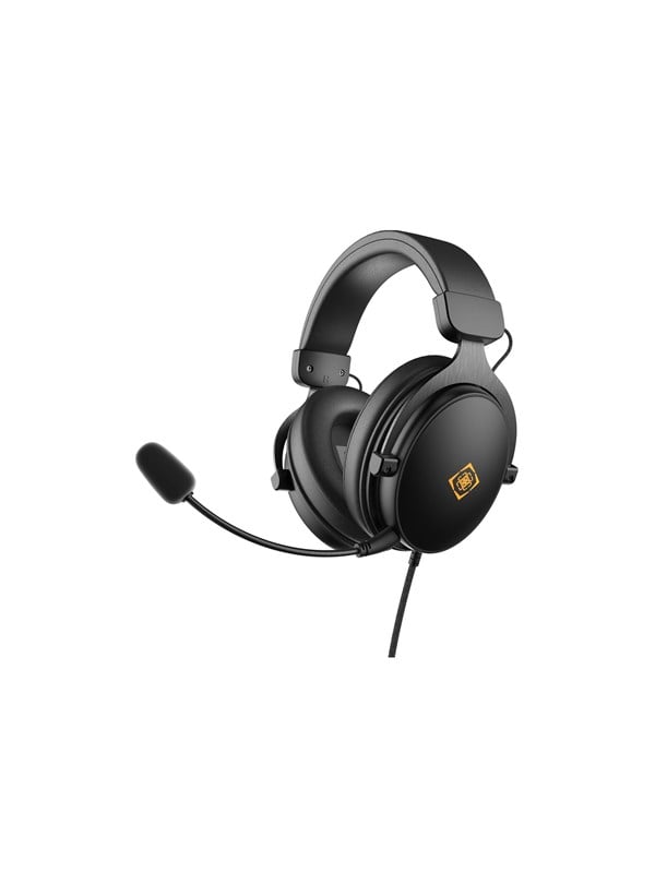 Deltaco Headset Gaming Proteinleder,3,5-mm-Anschluss schwarz