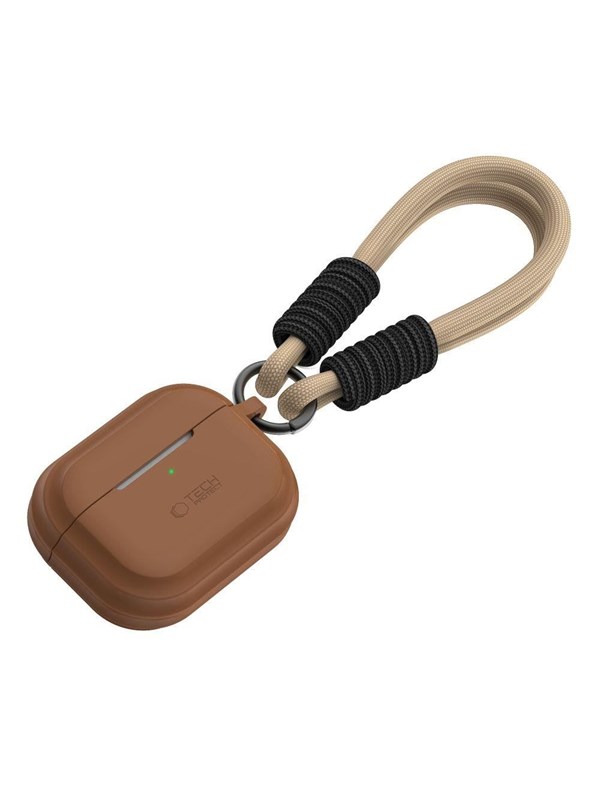 Tech-Protect Silicone Rope Case for Apple AirPods Pro 1/2 - Brown