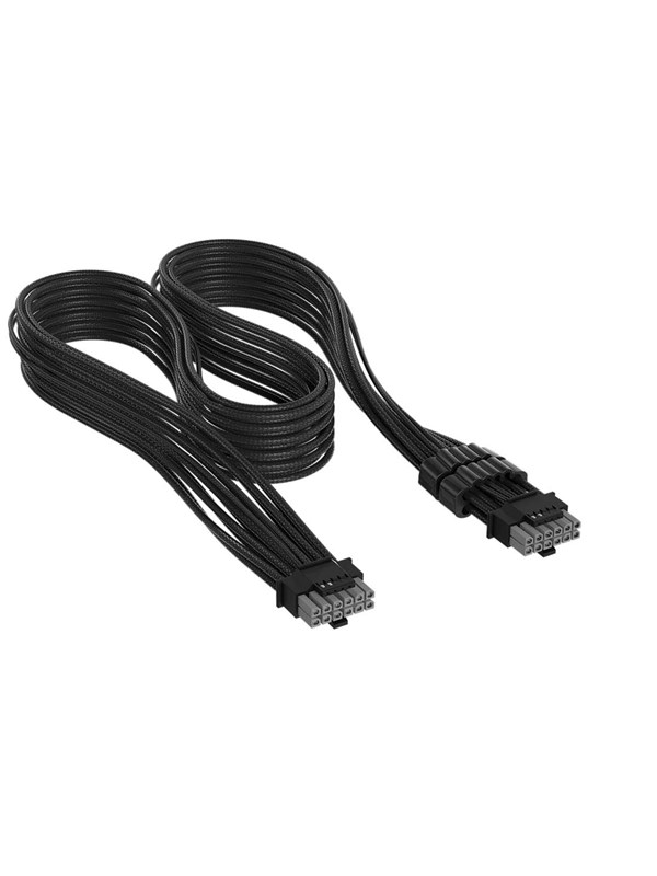 Corsair Elite Premium Individually Sleeved PCIe 12V-2x6 to PCIe 12V-2x6 600W (Universal) - Schwarz
