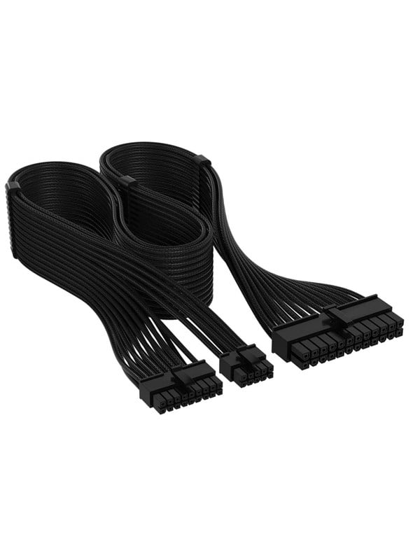 Corsair Elite Premium Individually Sleeved ATX 24-pin Cable Type 5 - Schwarz