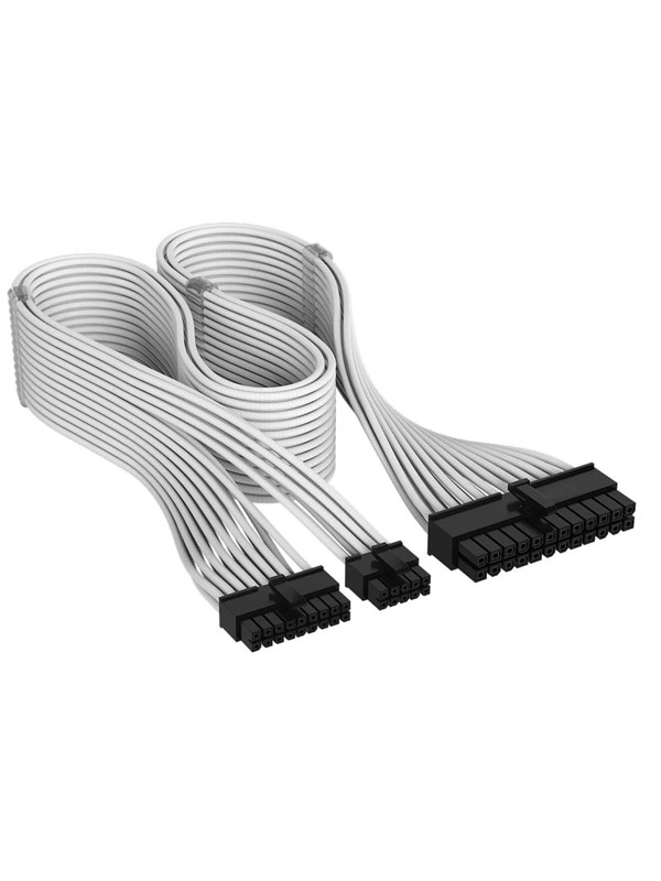 Corsair Elite Premium Individually Sleeved ATX 24-pin Cable Type 5 - Weiß