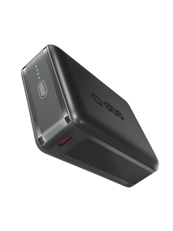 SBS Powerbank 20000mAh 65W PD AFC USB-C USB-A for laptop tablet smartphone - black Powerbank (Akku) - schwarz - 20000 mAh