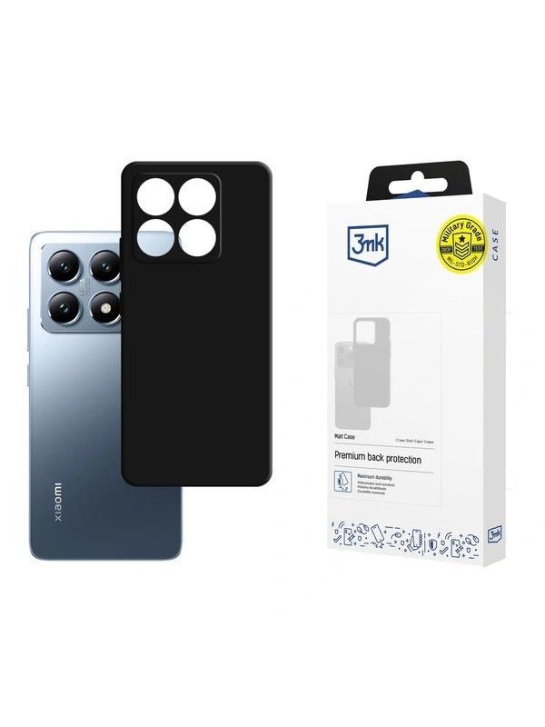 3mk Matt Case for Xiaomi 14T - black