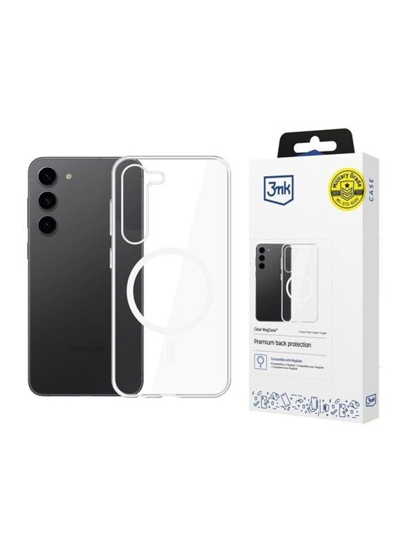 3mk Clear MagCase for Samsung Galaxy S23 5G - transparent