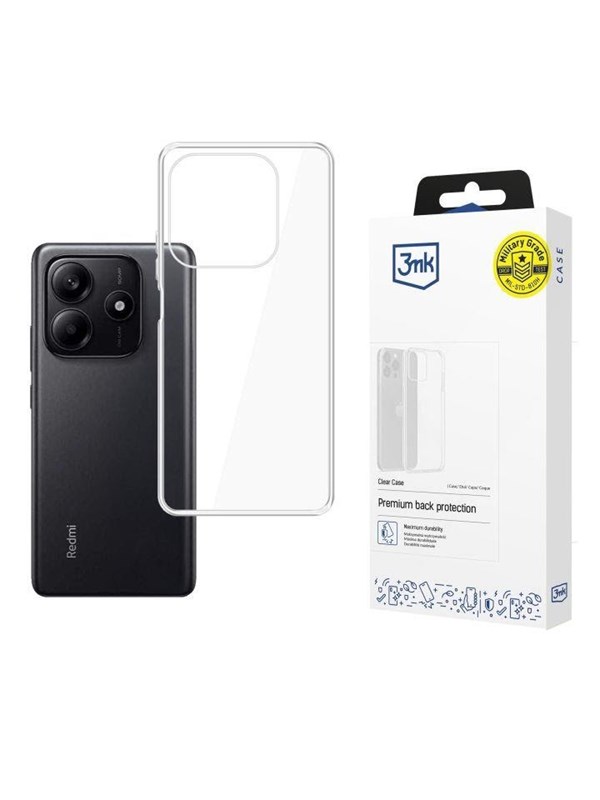 Image of 3mk Clear Case for Xiaomi Redmi Note 14 5G - transparent
