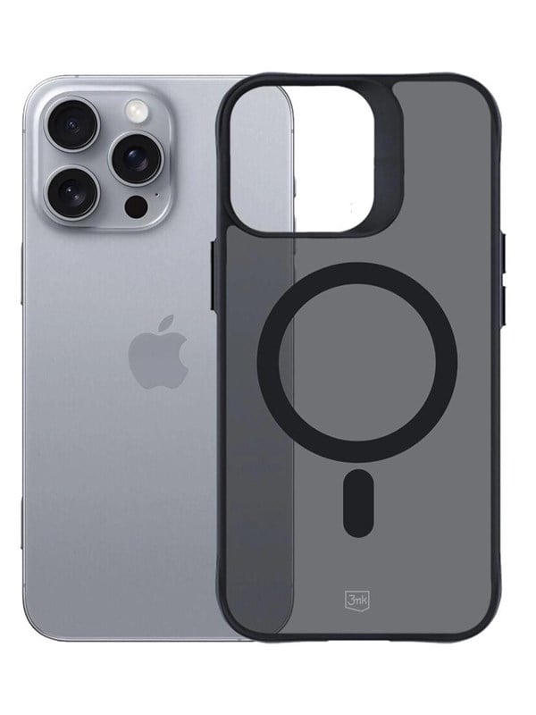 3mk Smoke MagCase with MagSafe for iPhone 16 Pro Max - Semi-Transparent