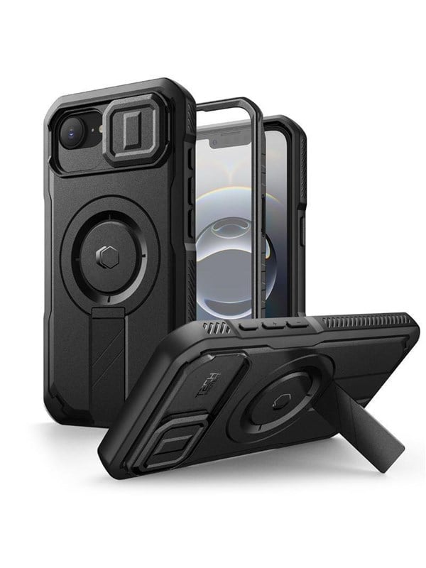 Tech-Protect Kevlar Magsafe Case for iPhone 16e / 17e - Black