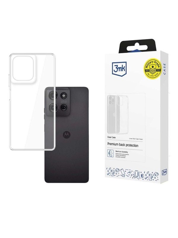 Image of 3mk Clear Case for Motorola Moto G75 - transparent
