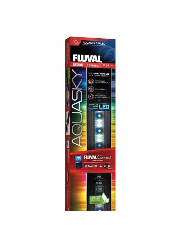 FLUVAL Aquasky 3.0 LED w/WiFi & BT 16W 53-83 cm