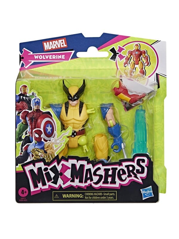 Marvel Avengers Mixmashers Wolverine Basic Figure