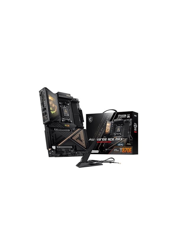 MSI MEG X870E ACE MAX - AM5 ATX Mainboard | Unterstützt AMD Ryzen 9000/8000/7000 Prozessoren, 64MB BIOS ROM, DDR5 RAM (bis zu 9000+ MT/s OC), M.2 & PCIe 5.0, Wi-Fi 7 - Bild 10