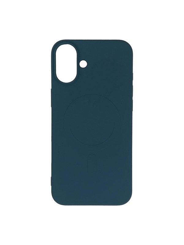 Hurtel Liquid Silicone Case MagSafe for iPhone 16 Plus - Dark Blue