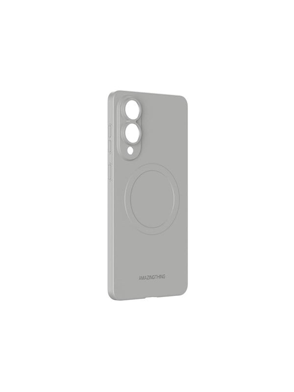 AmazingThing Minimal Air Case with Magnetic Ring for Samsung Galaxy S25 Edge - Gray