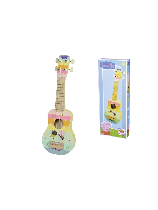 Eichhorn Peppa Pig Wooden UkulEvi LOVEe 43cm