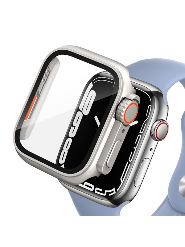 Tech-Protect Defense360 Case for Apple Watch 7 / 8 / 9 (45 mm) - Titanium Orange