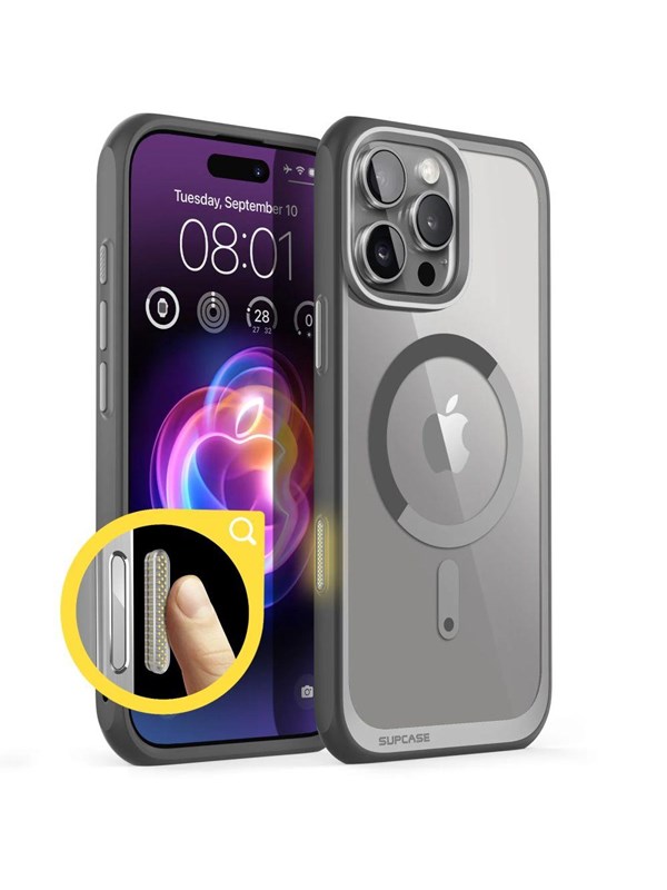 SUPCASE UB Mag Case with MagSafe for iPhone 16 Pro Max - Gray
