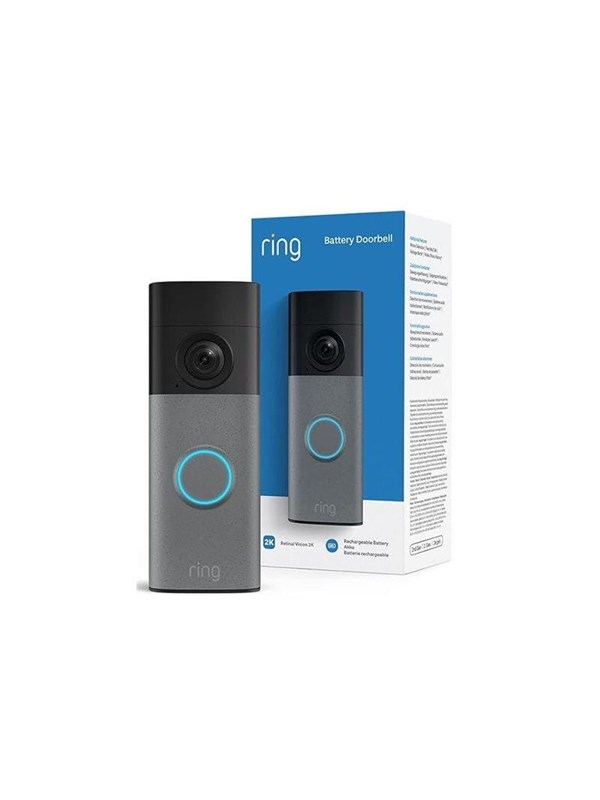 Image of Ring Battery Video Doorbell - Retinal 2K - Specled Grey