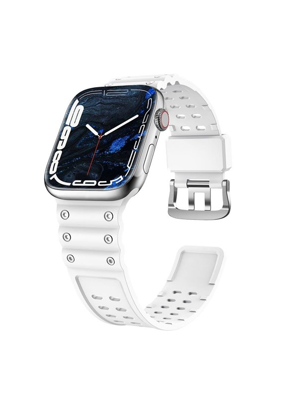 Hurtel Strap Triple Protection for Apple Watch 38 / 40 / 41 mm Band Bracelet - White