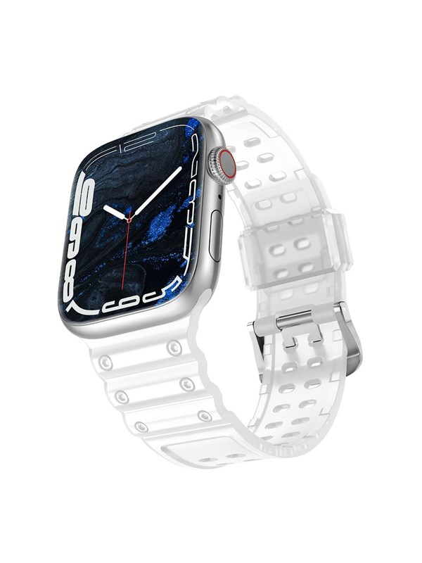 Hurtel Strap Triple Protection for Apple Watch 38 / 40 / 41 mm Band Bracelet - Transparent