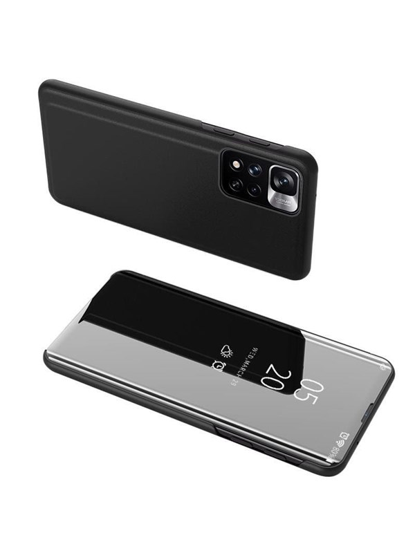 Hurtel Clear View Case cover for Realme C33 Flip Cover Black