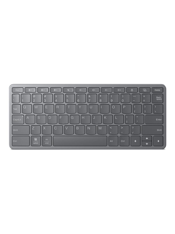 Lenovo KB331U - keyboard - multi device - QWERTY - US International - luna grey Input Device - Tastaturen - Englisch (US) - Grau