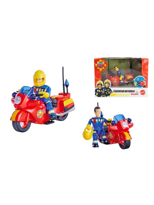 Simba Sam Fire Rescue Motorbike  Figurine