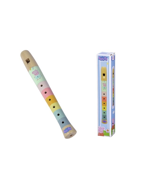 Eichhorn Peppa Pig Wooden Flute 20cm