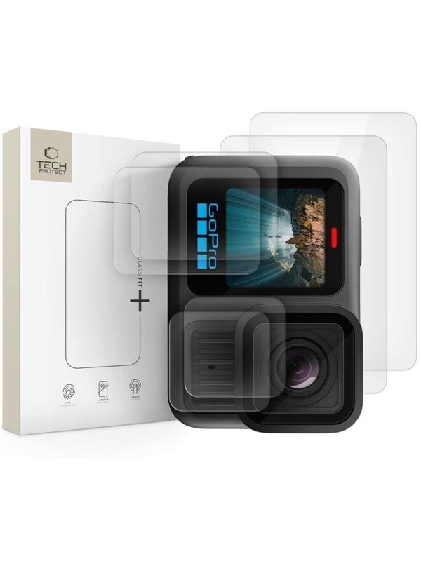 Tech-Protect Glass Fit+ 2-pack Tempered Glass for GoPro Hero 13 - Clear