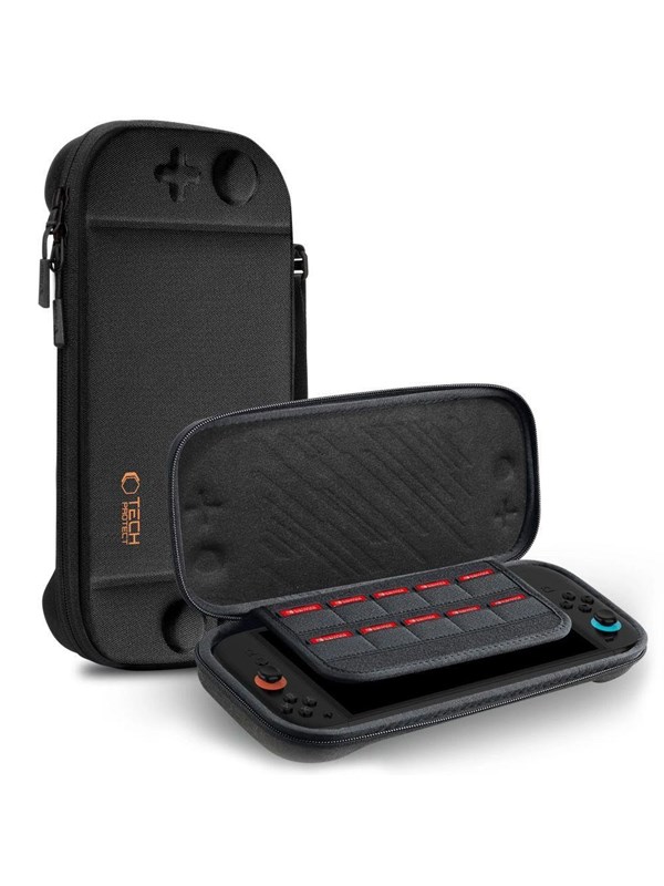 Tech-Protect Slim Pouch Case for Nintendo Switch 2 - Black - Bag