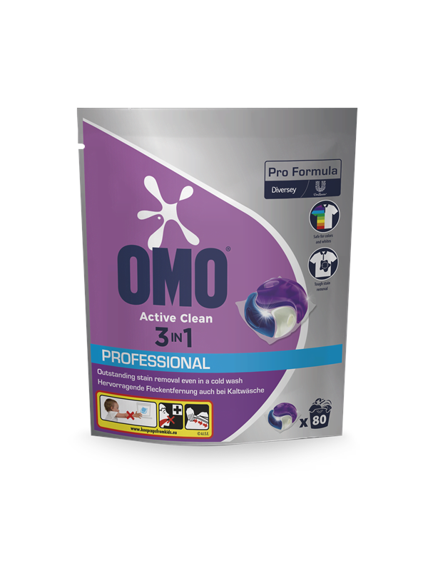 Omo Professional 3-in-1 Laundry Capsules 80 pcs