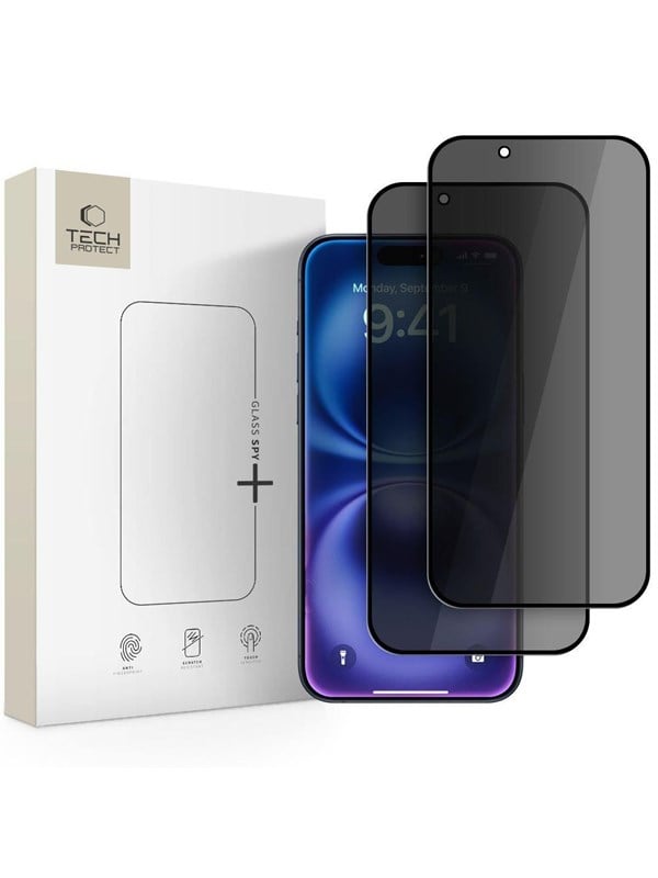 Tech-Protect Glass Spy+ 2-pack Privacy Glass for iPhone 17 Air