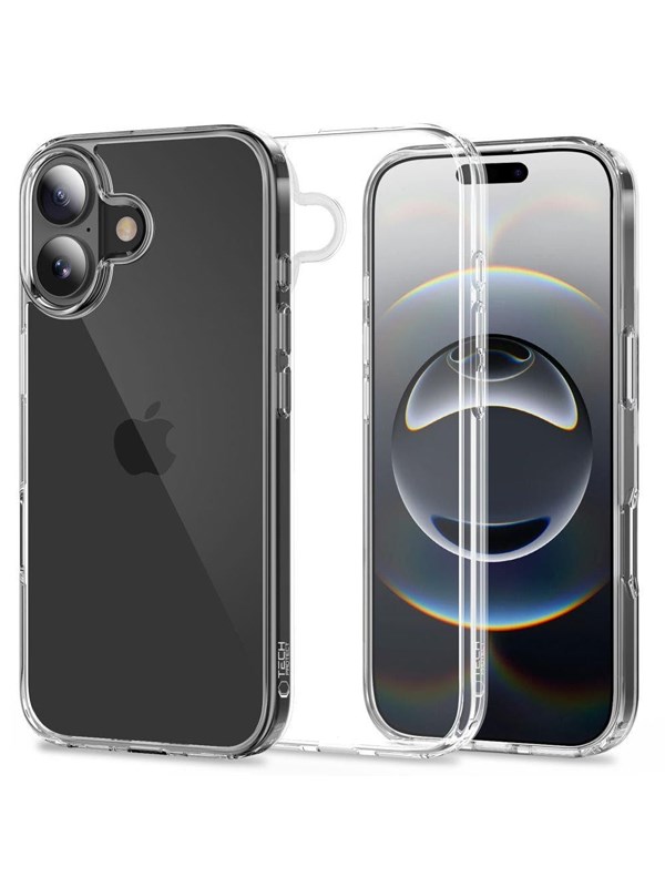 Tech-Protect FlexAir Hybrid Case for iPhone 17 - Transparent
